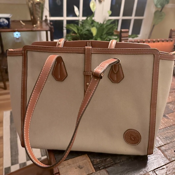 Spartina 449 Victoria Tote Woven Saddle Brown - Picture 1 of 5